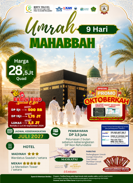 UMRAH MAHABBAH (JULI 2027)
