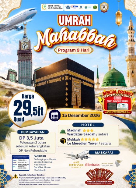 UMRAH MAHABBAH (DESEMBER 2026)