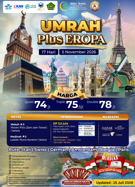 UMRAH PLUS EROPA 17 H 