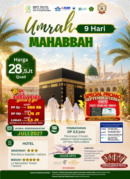 UMRAH MAHABBAH (JULI 2027)