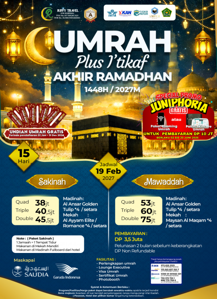 UMRAH PLUS I'TIKAF AKHIR RAMADHAN - MAWADDAH