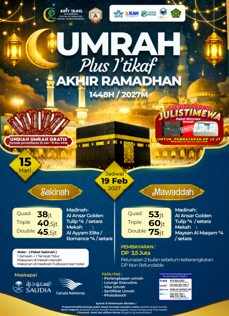 UMRAH PLUS I'TIKAF AKHIR RAMADHAN - MAWADDAH