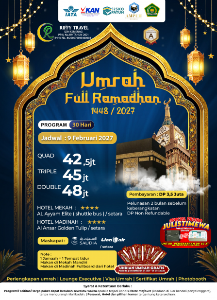 UMRAH FULL RAMADHAN 1448H