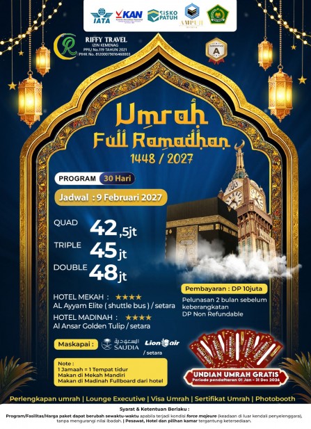 UMRAH FULL RAMADHAN 1448H
