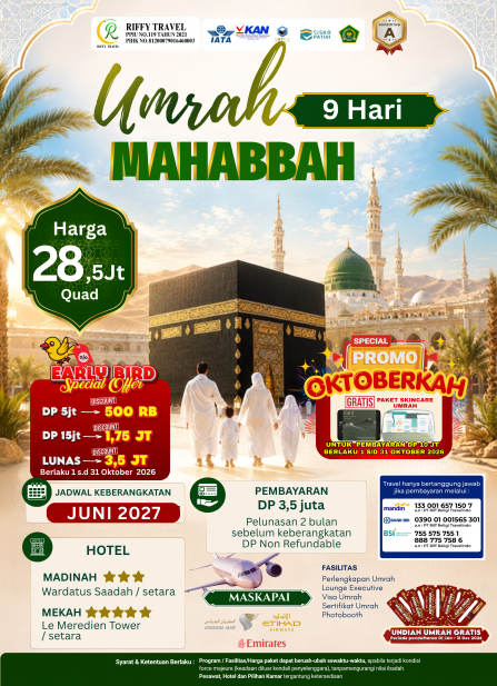 UMRAH MAHABBAH (JUNI 2027)